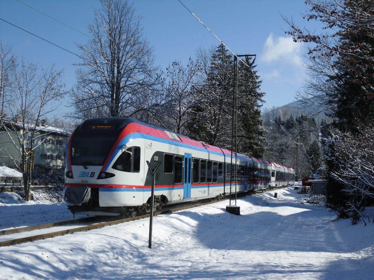 Bild: Die Berchtesgadener Land Bahn geht mit 12.12. an die Bayerische Regiobahn ber
